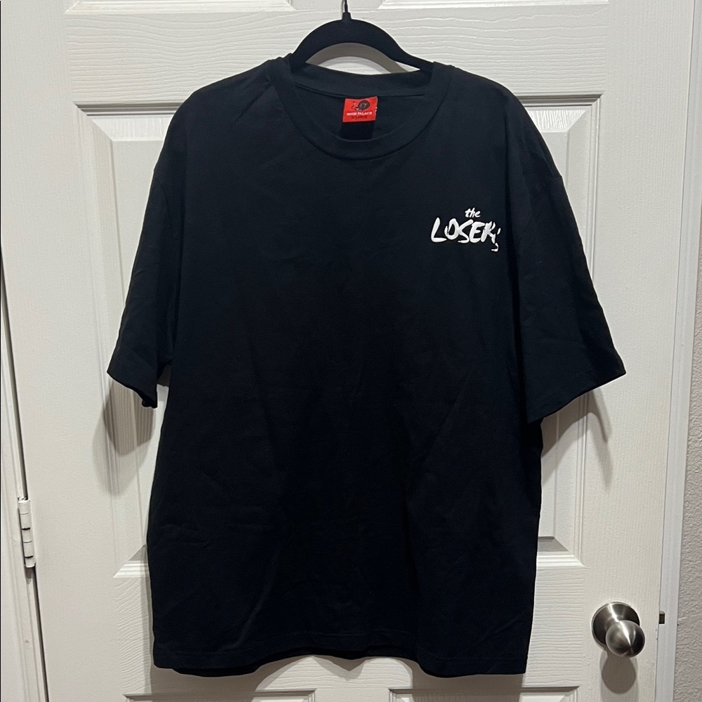 Stylish Black Tee with Graphic Design